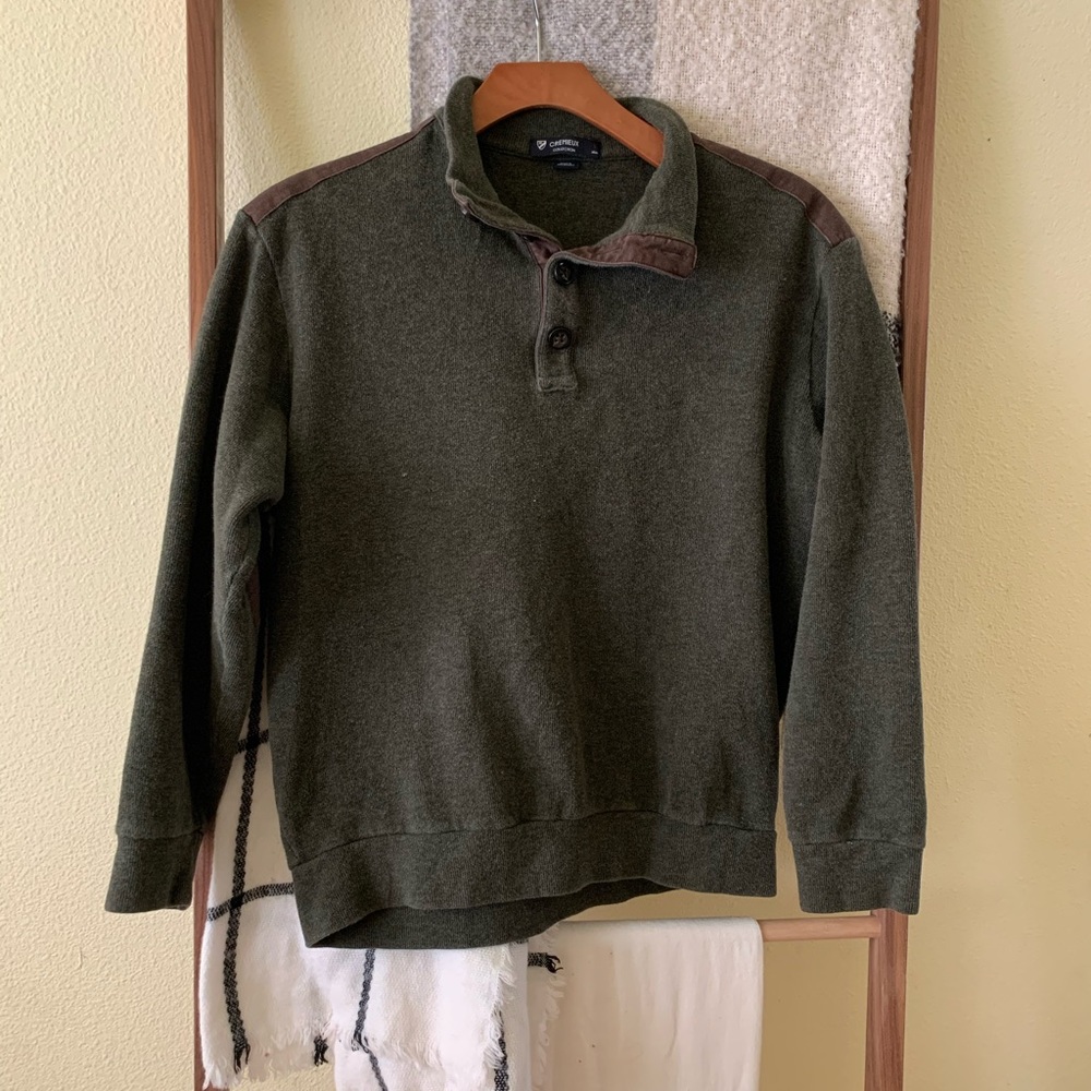 Quarter Button Sweater